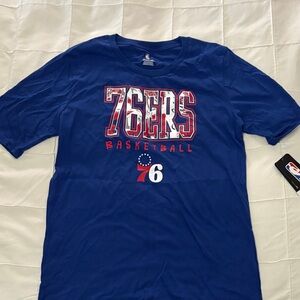 Blue 76ers T-Shirt NWT